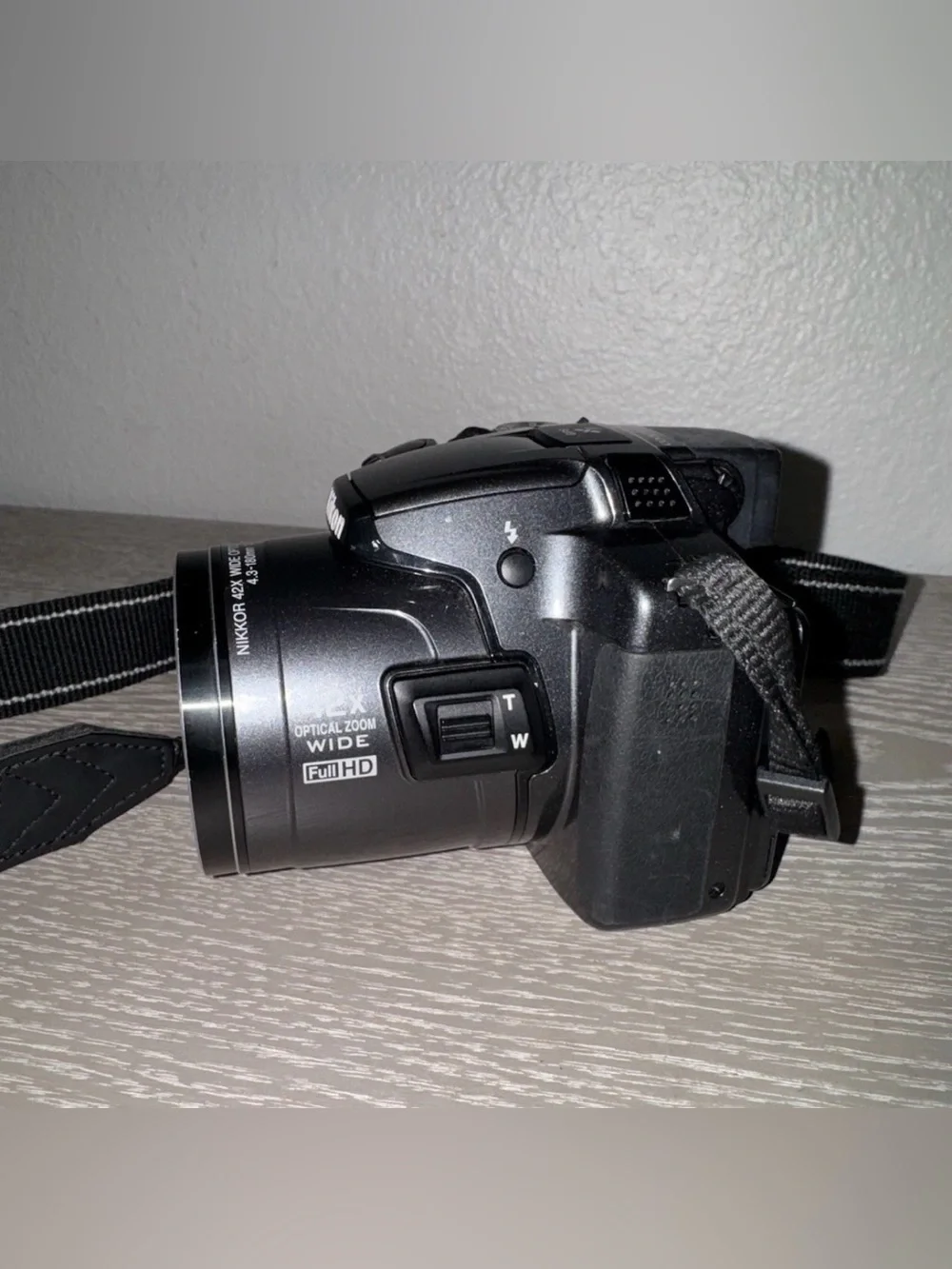 Nikon COOLPIX P510 16.1MP Digital Camera 42x Optical Zoom GPS Black Tested